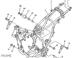 Yamaha DT125R 1992 3RN5 ENGLAND 223RN-310E1 parts lists and schematics