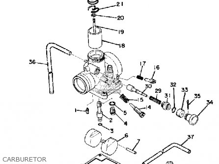 Yamaha DT175 1975 USA Parts Lists And Schematics