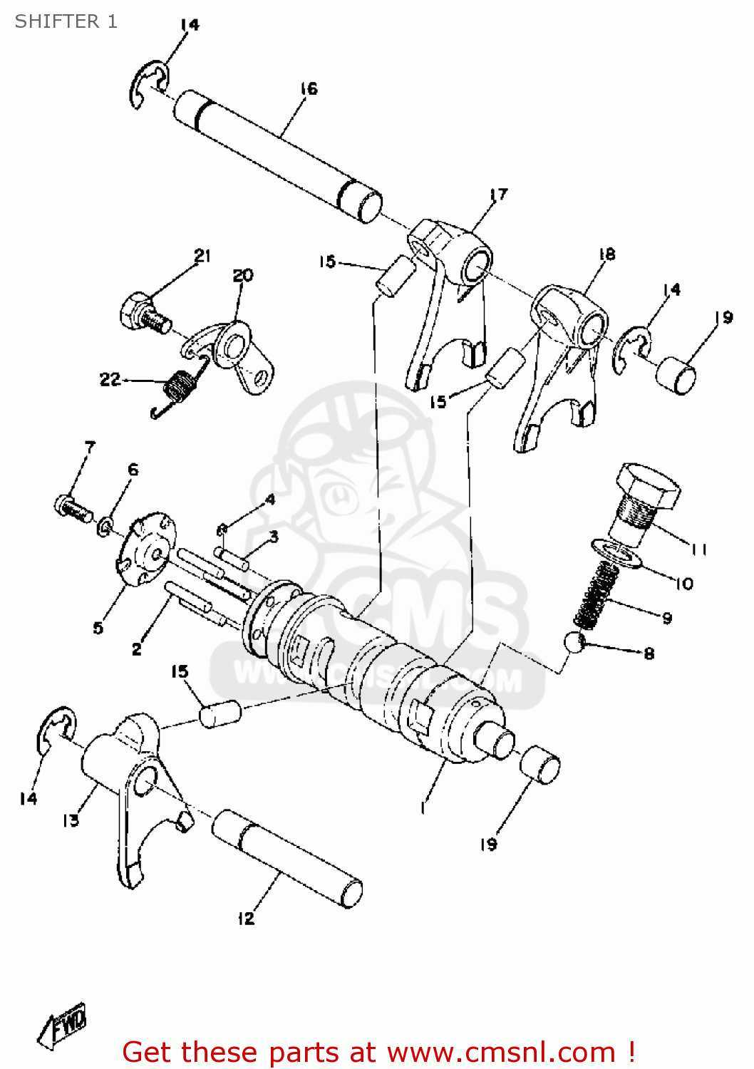 Yamaha DT175 1975 USA parts lists and schematics