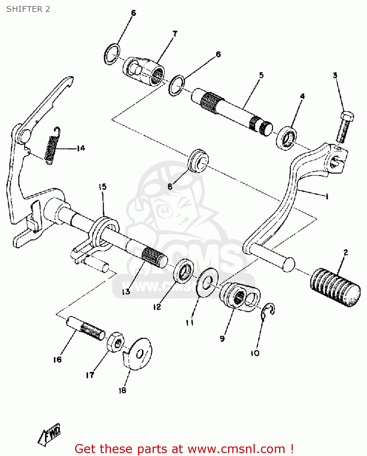 Yamaha DT175 1975 USA parts lists and schematics