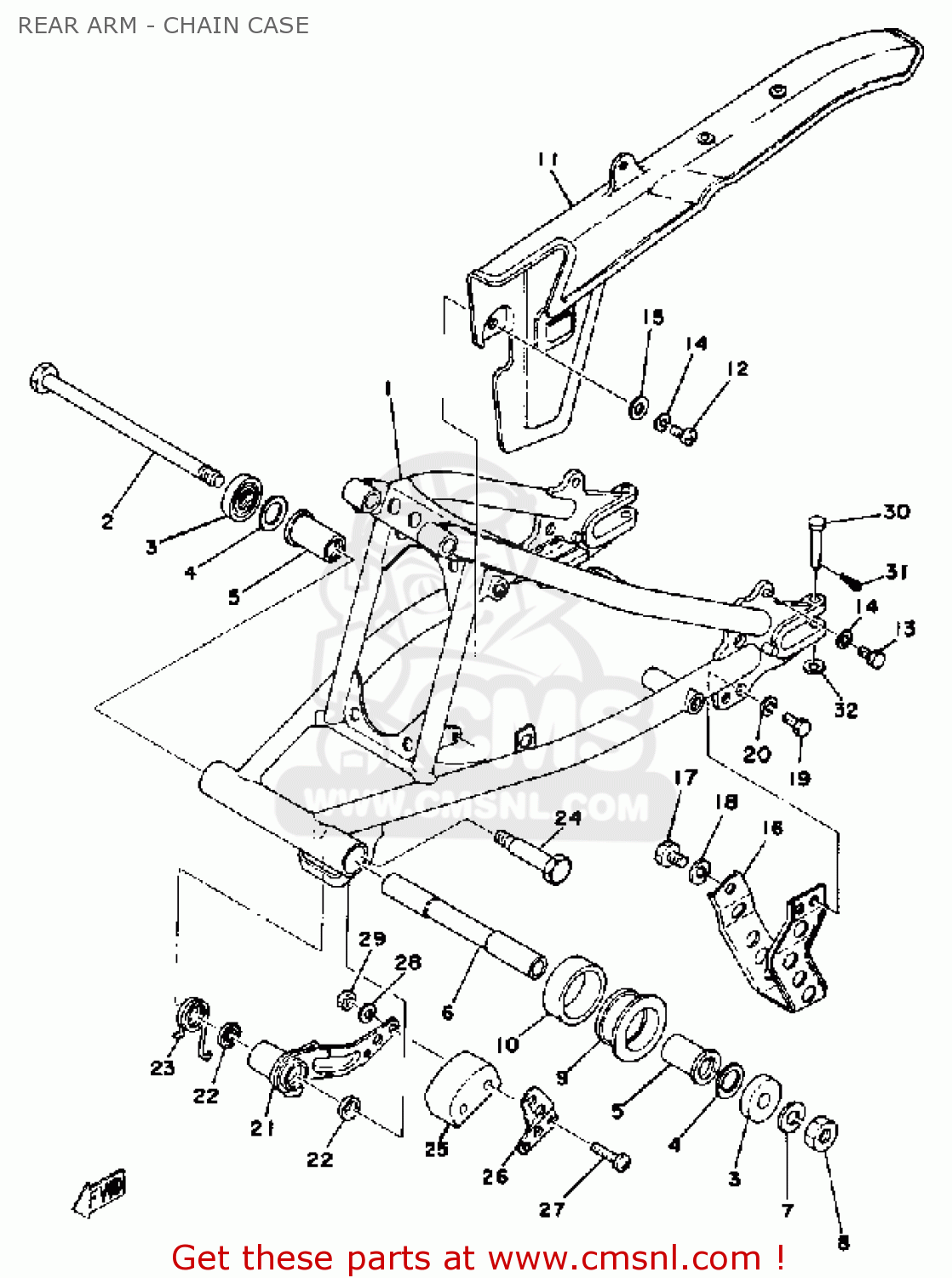 Yamaha DT175 1978 USA parts lists and schematics