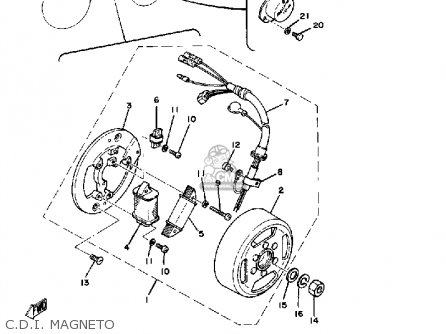 Yamaha DT175 1981 (B) USA parts lists and schematics