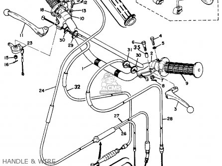 Yamaha DT1B 1969 USA parts lists and schematics