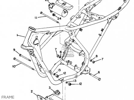 Yamaha DT1E 1971 USA parts lists and schematics