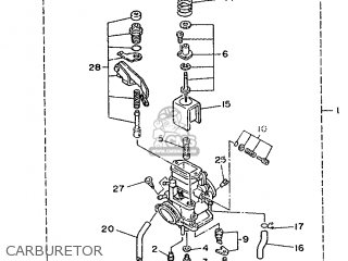 Yamaha DT200R 1988 2YY1 FRANCE 282YY-351F1 parts lists and schematics