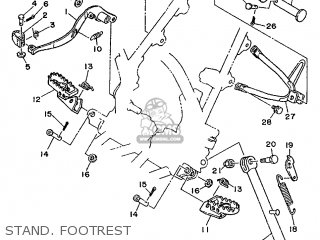 Yamaha DT200R 1989 2YY1 EUROPE 292YY-300E1 parts lists and schematics