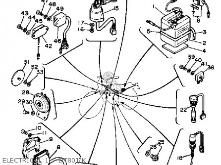 Yamaha DT80 1982 (C) USA parts lists and schematics