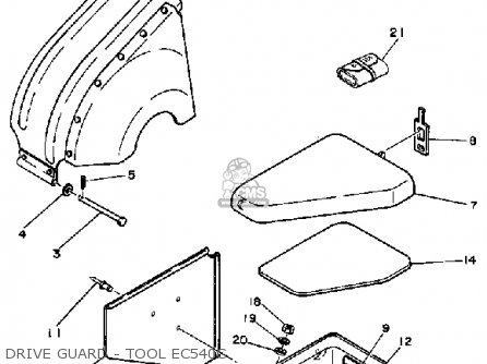 Yamaha EC540D 1979/1980 parts lists and schematics
