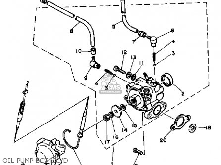 Yamaha EC540D 1979/1980 parts lists and schematics