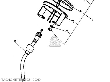 Yamaha EC540D 1979/1980 parts lists and schematics