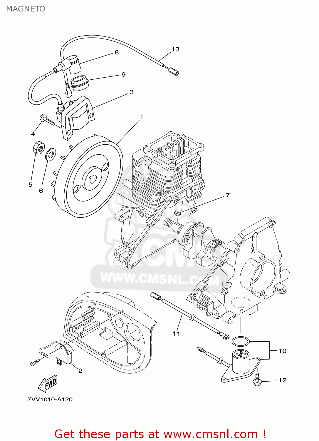 Yamaha EF1000IS 7VV2 GENERATOR 2002 buy original