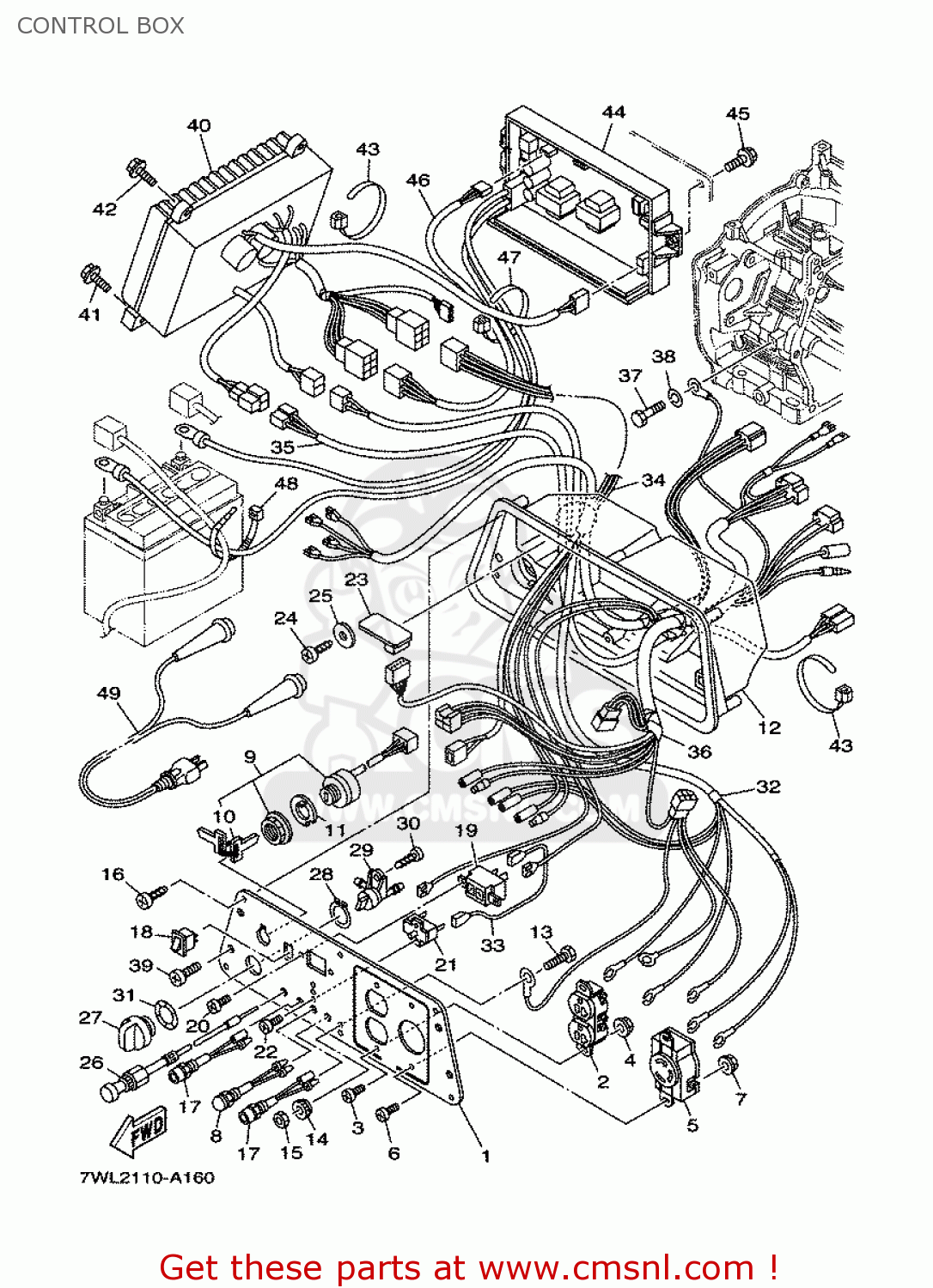 Yamaha 3000 Generator >> Yamaha EF3000ISE 7WL2 EF3000ISEB 7WL2 GENERATOR 2002 CONTROL BOX - buy original CONTROL BOX ... Yamaha 3000 Generator >> Yamaha EF3000ISE 7WL2 EF3000ISEB 7WL2 GENERATOR 2002 CONTROL BOX - buy original CONTROL BOX ...