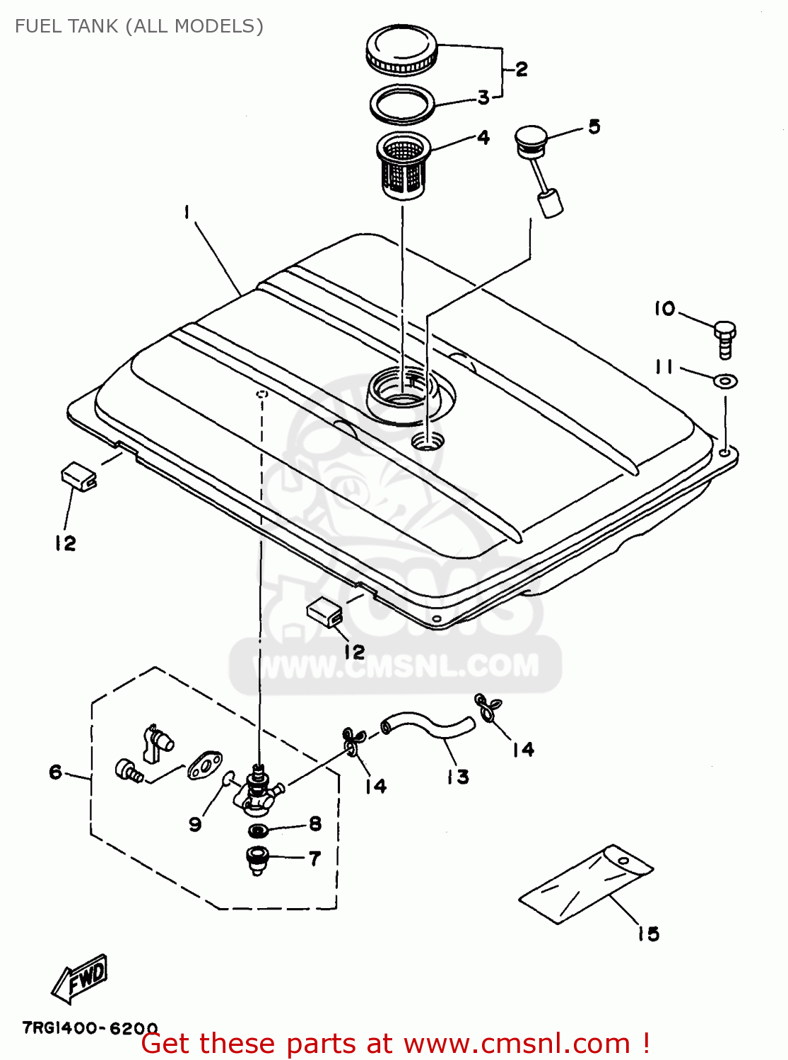 Yamaha EF4600DE EF6600DE YG4600D YG6600D YG6600DE GENERATOR 1998 FUEL TANK (ALL MODELS) buy