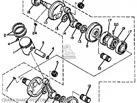 Yamaha ET340 TF ENTICER 1982/1983 parts lists and schematics