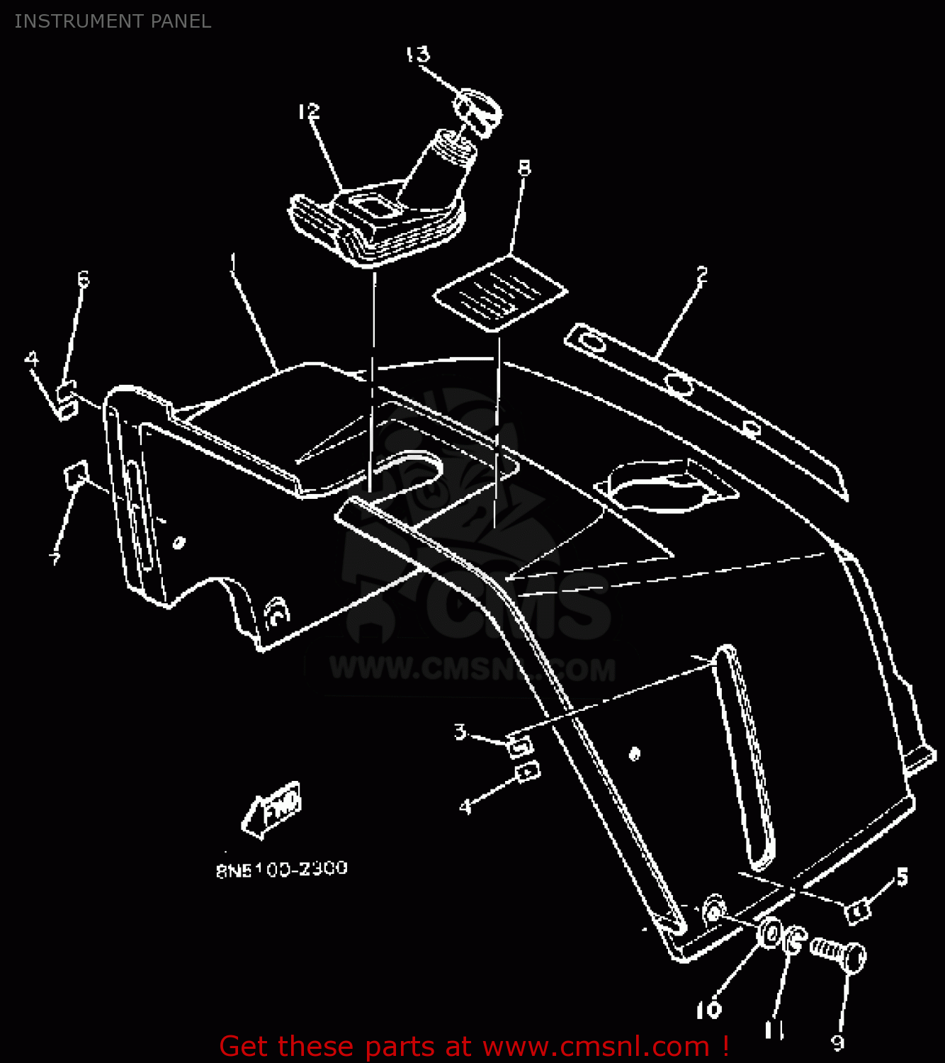 INSTRUMENT PANEL - ET340F 1982