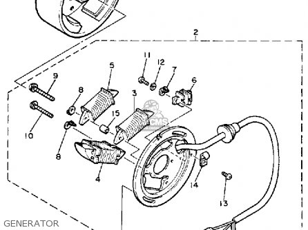 Yamaha ET400TRN ENTICER 1989 parts lists and schematics