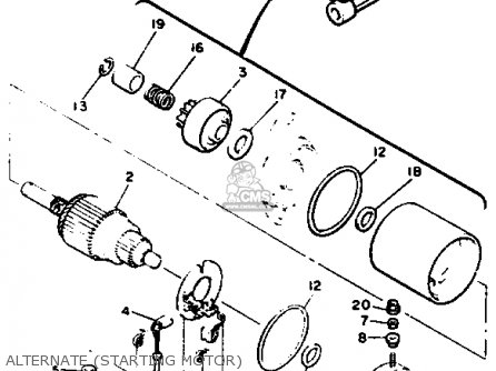 Yamaha ET410TRT ENTICER 1993 parts lists and schematics
