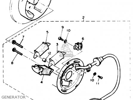 Yamaha ET410TRT ENTICER 1993 parts lists and schematics
