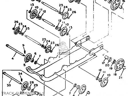 Yamaha ET410TRT ENTICER 1993 parts lists and schematics