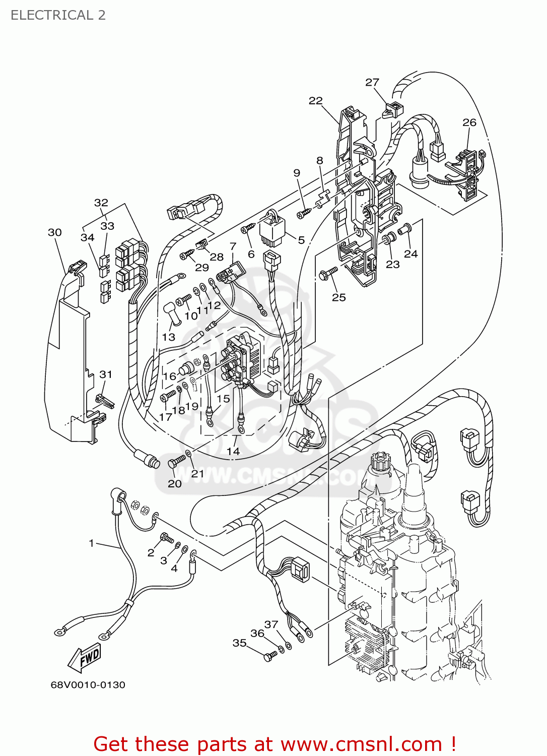 Yamaha F115/LF115TRY 2000 parts lists and schematics