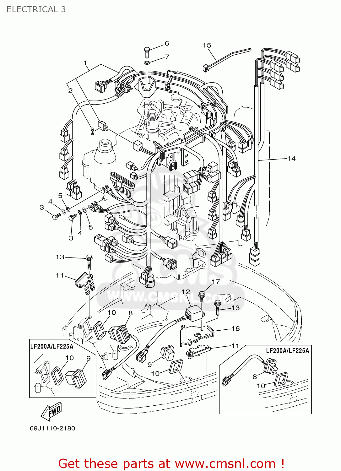 Yamaha F225 Parts