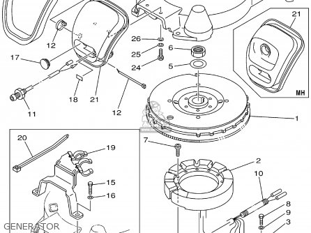 Yamaha F25MHA/EHA/ERA/TRA 2002 parts lists and schematics