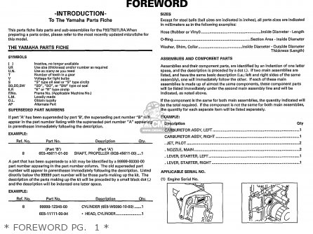 Yamaha F50TLRA/T50TLRA 2002 parts lists and schematics