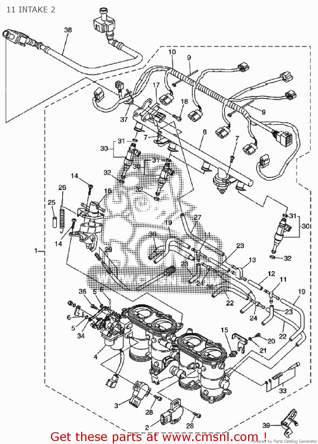 Yamaha FZ1NA 2009 22C7 EUROPE FAZER 1H22C300EA 11 INTAKE 2 buy