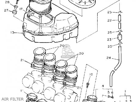 Yamaha FZR1000 1993 (P) USA parts lists and schematics
