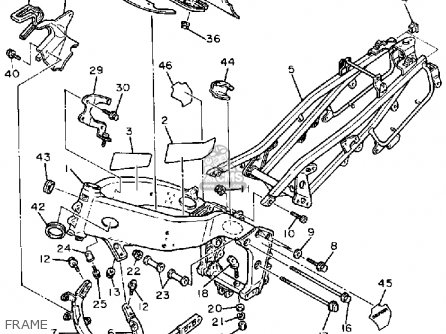 Yamaha Fzr400 1988 Exup Usa Parts Lists And Schematics