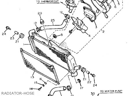 Yamaha FZR400 GENESIS 1989 (K) USA parts lists and schematics