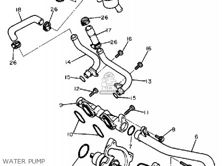 Yamaha FZR400 GENESIS 1989 (K) USA parts lists and schematics