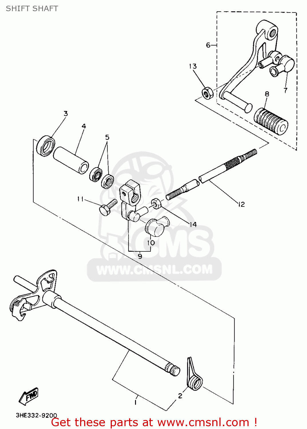 yamaha fz engine shaft price
