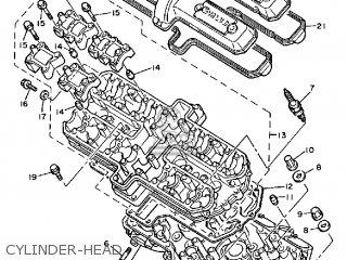 CYLINDER-HEAD - FZR750R 1987 USA