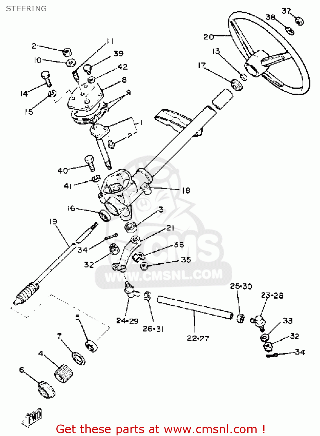 1982 Yamaha G1 Golf Cart Parts