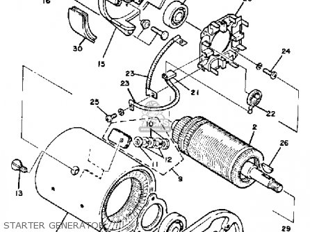 Yamaha G1-AM3 GOLF CAR 1983 parts lists and schematics