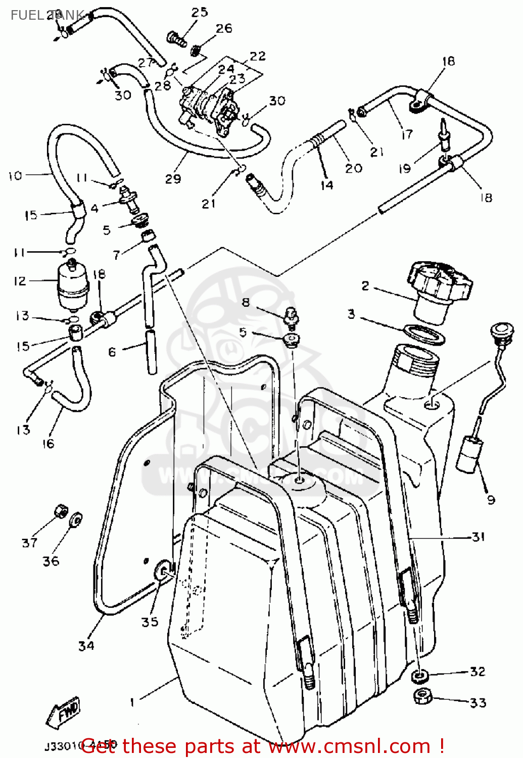 Yamaha G1-am5 Golf Car 1985-1986 Fuel Tank - schematic ... 36 volt club car wiring diagram schematics 