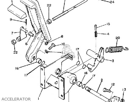 Yamaha G1-e 1981 parts list partsmanual partsfiche