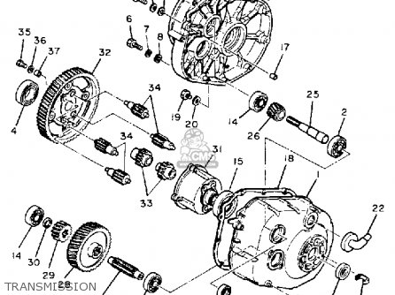 Yamaha G1-E4 GOLF CAR 1984 parts lists and schematics