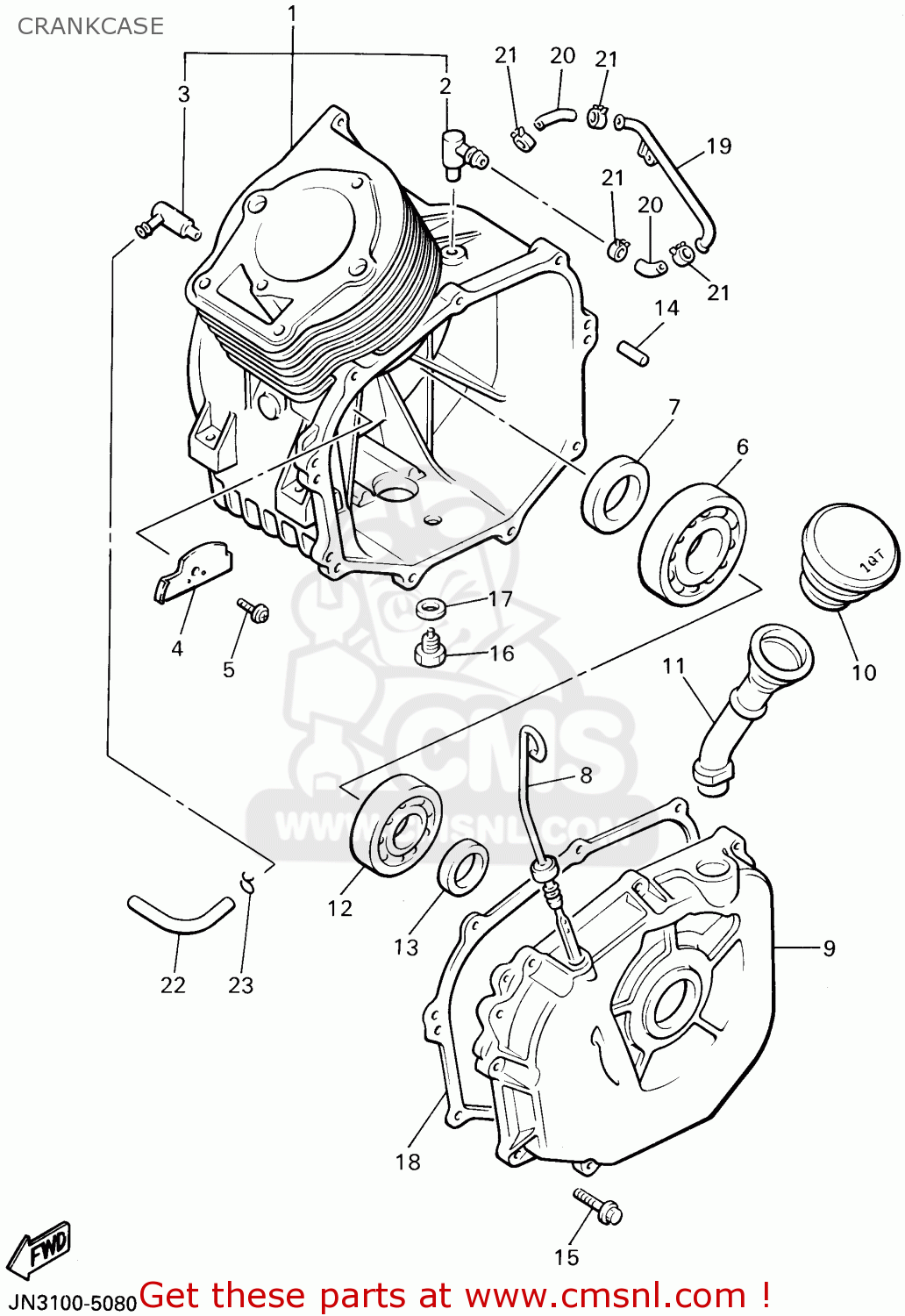 Yamaha G14AM 1995 parts lists and schematics