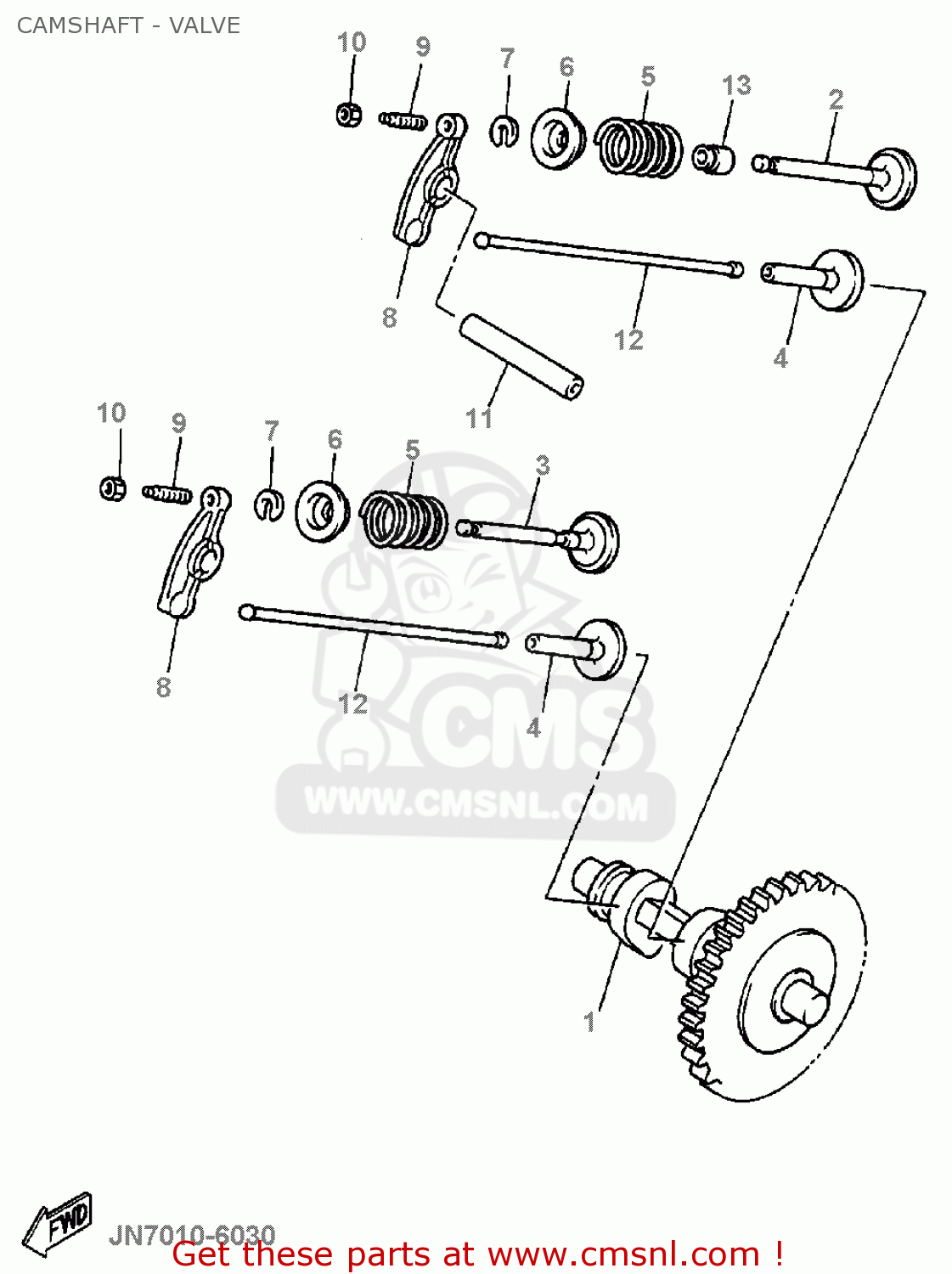 Yamaha G16AP/AR 1996/1997 CAMSHAFT VALVE buy original CAMSHAFT