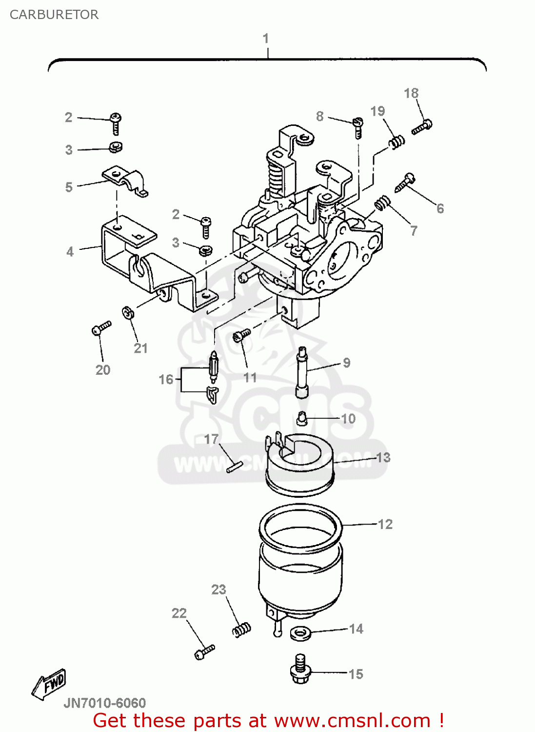 Yamaha G16-ap/ar 1996/1997 Carburetor - schematic partsfiche gas club car schematic diagram 