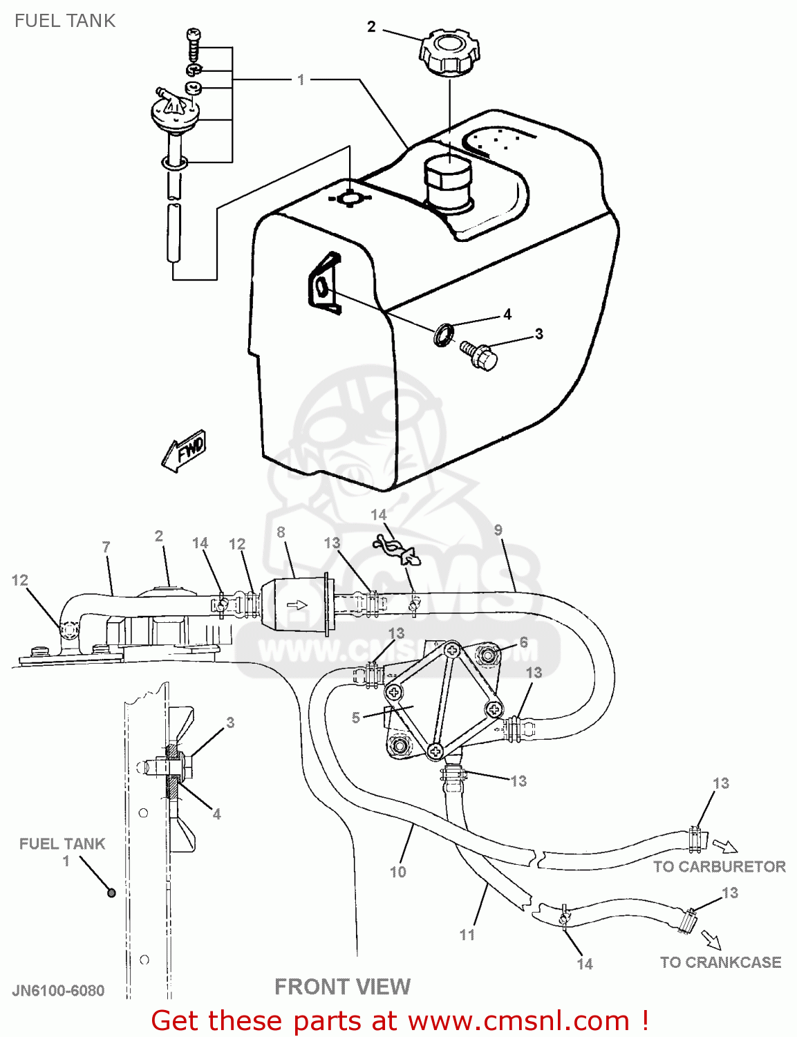 Yamaha G16-ap/ar 1996/1997 Fuel Tank - schematic partsfiche kawasaki ar 50 wiring diagram 