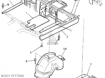Yamaha G16EP1/ER1 1996/1997 parts lists and schematics