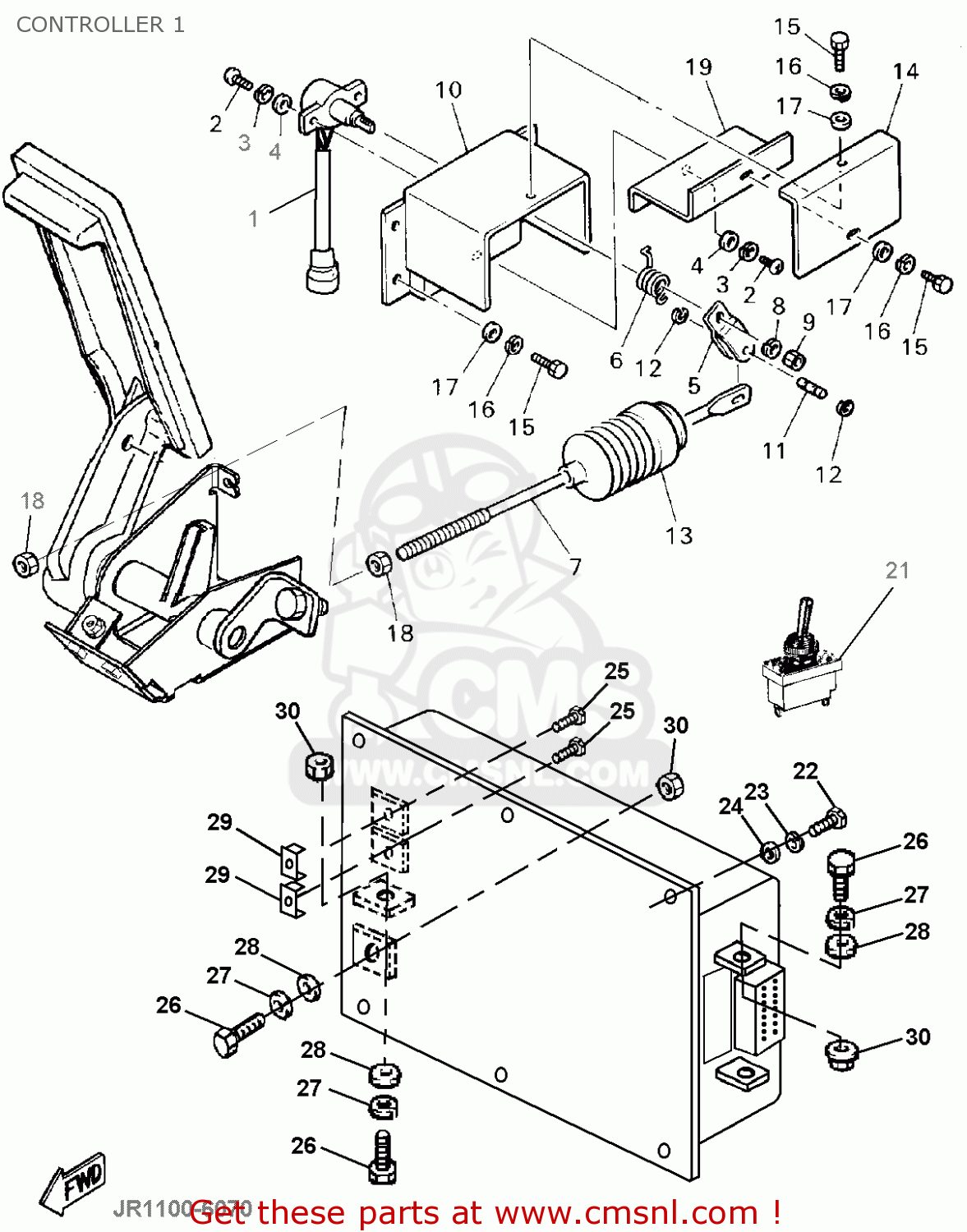 Yamaha G19EP/ER 1996/1997 CONTROLLER 1 buy original CONTROLLER 1