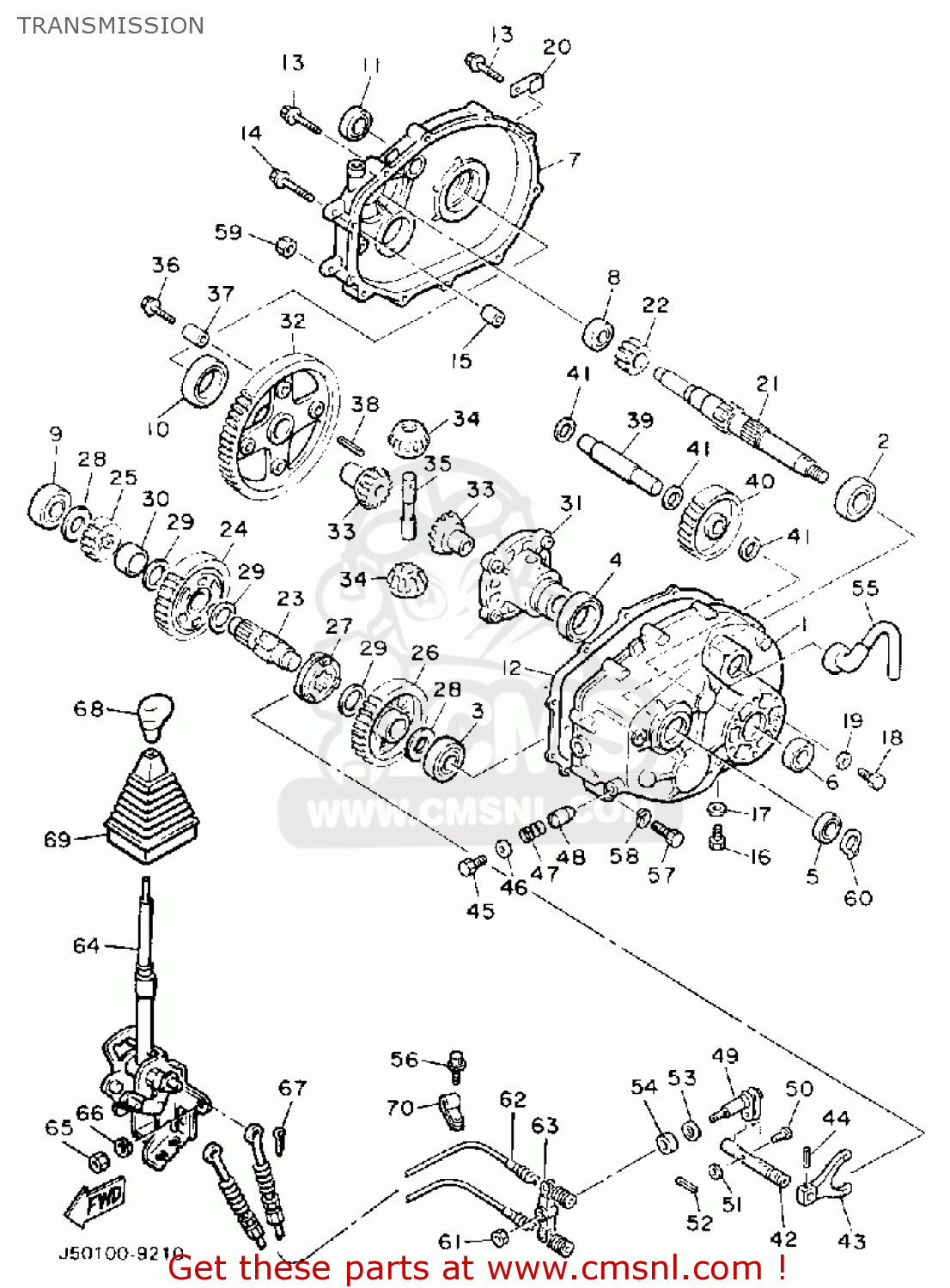 Yamaha G5-af 1990 Transmission - Buy Original Transmission Spares Online