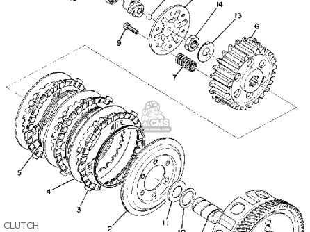 Yamaha G7S 1970-1972 parts lists and schematics