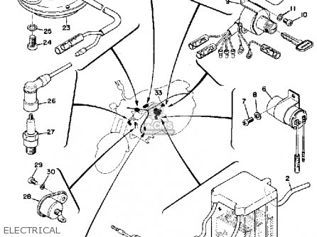 Yamaha G7S 1970-1972 parts lists and schematics