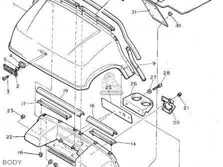 Yamaha G8-AJ 1993 parts lists and schematics