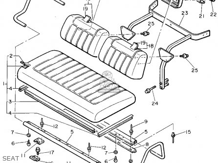 Yamaha G8-AJ 1993 parts lists and schematics